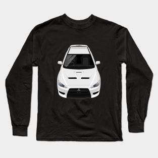 Lancer Evolution X Evo 10 2008-2016 - White Long Sleeve T-Shirt